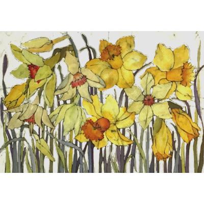 No.052 Narcissi and Daffodils Greeting Card
